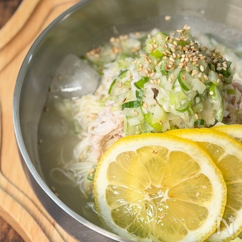 暑さ吹き飛ぶ！？さっぱり【ネギ塩そうめん】