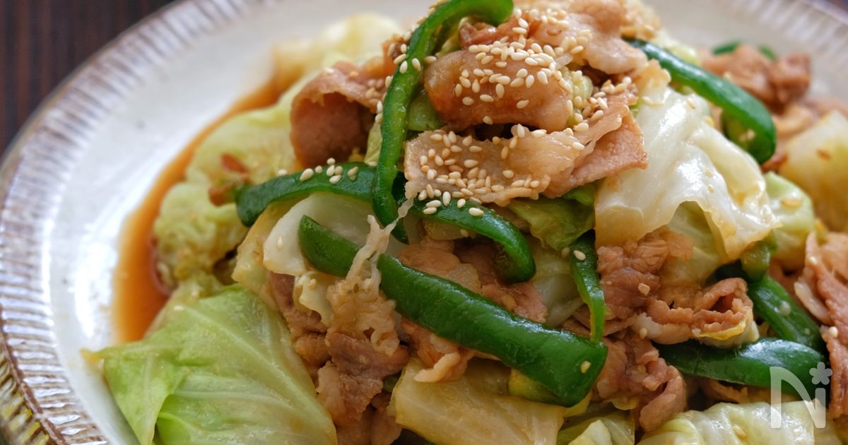 調味料３つで＊回鍋肉風炒め＊