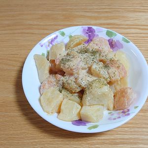 さおりんの作ってみた!投稿(レンジで絶品♪〖海老じゃがマヨ〗コク旨やみつき＆節約レシピ♡)