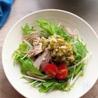 さっぱり！鯖缶のポリポリ大根おろしがけサラダ【火を使わない】