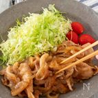 りんごが決めて！我が家のしょうが焼き