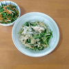 かおちゃんの作ってみた!投稿(食感も味も最高に美味しい♡ひき肉と豆もやしとみつばの中華炒め)