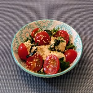 𝔂𝓾𝓶𝓲🍓の作ってみた!投稿(豆腐とトマトのさっぱりポン酢サラダ)