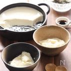 レンジですくい豆腐♪