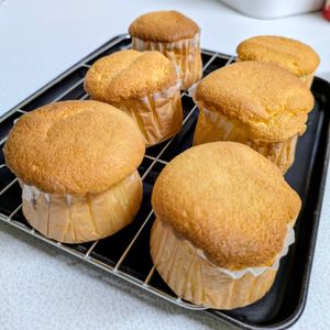 あやきょの作ってみた!投稿(材料5つ！夏に食べたい簡単スイーツ【米粉カップ生シフォン】)