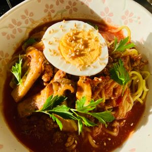 ma_miiの作ってみた!投稿(市販のラーメンにも負けません！【手作り担々トマトラーメン】)