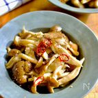 ＼ラクおかず♡／レンチン5分【しめじと舞茸のペペロン】冷凍◎