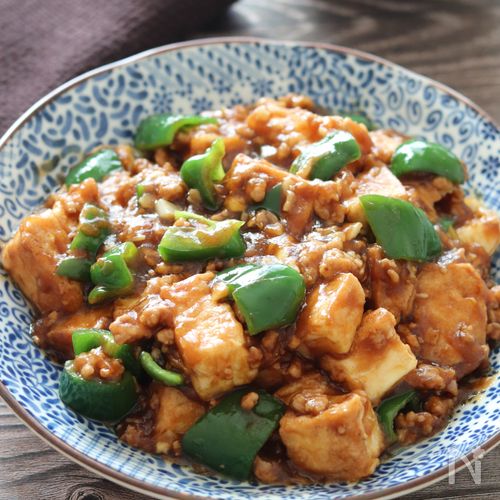 【絹揚げとピーマンの回鍋肉風とろみ炒め】ご飯もビールも進む♪