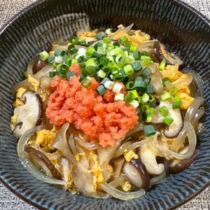 楽ラク手抜キッチン🐶🐾の作ってみた!投稿(【明太あんかけうどん】寒い日に食べたくなる)