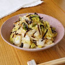 【白菜のうま塩昆布和え】ぱぱっと副菜
