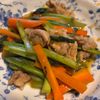 みきプルーンの作ってみた!投稿(ご飯進む‼︎小松菜一袋❤️‍🔥『豚こまと小松菜の味噌炒め』)