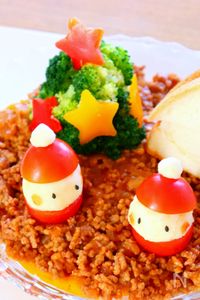 【クリスマス料理】サンタが街にやってきたワンプレート☆