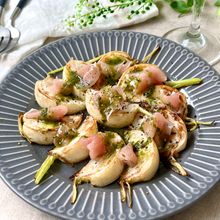 『焼きかぶと生ハムのバジルカルパッチョ風』簡単おもてなしに♪
