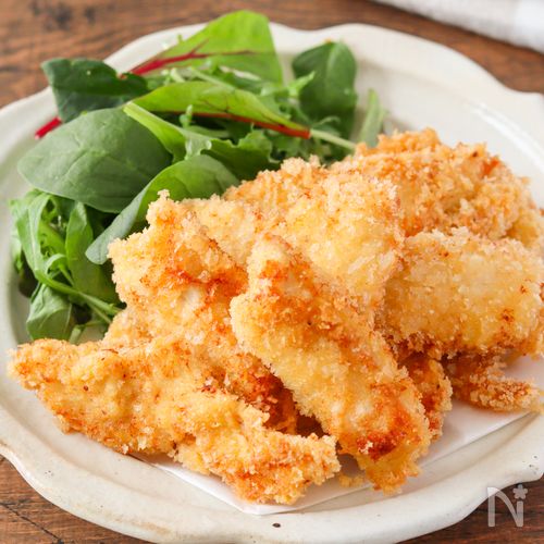 鶏むね肉でサクッと軽い♪【チキンカツ】