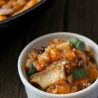 【五葷なし】ひよこ豆とエリンギのトマト味噌煮込み