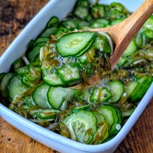 【夏野菜のねばねばぶっかけ】味付けめかぶで💕