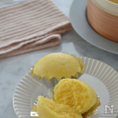 ふんわり蒸しパン♡
