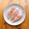 簡単ヘルシー！ささみときゅうりの中華蒸しの工程1