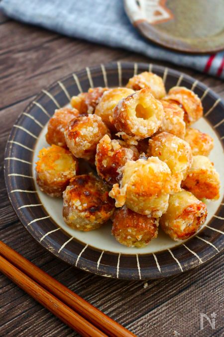 ちくわのチーズ唐揚げ