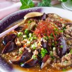 レンジだけ！なす色鮮やかの秘密＊とろとろ茄子の簡単麻婆なす