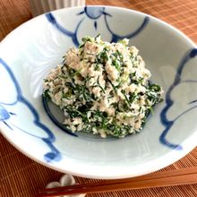 シャキシャキの食感！おかひじきの白和え