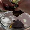 ほうれん草の海苔あえの工程1