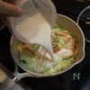 15分で完成！キャベツのちくわチャウダー♪うま味あふれる！の工程6
