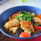 極うま♡【鶏肉となすの煮浸し】じゅわっと口に広がる旨さ♪