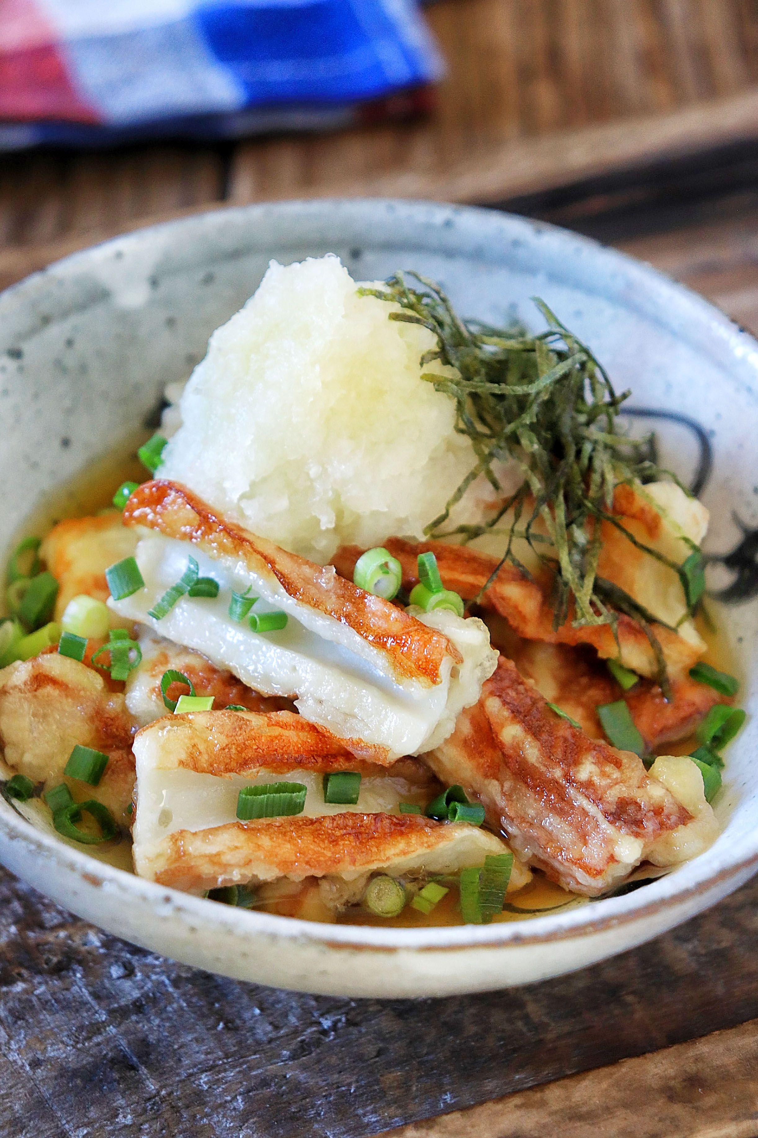 めんつゆで簡単【揚げ出しちくわ】今日のおつまみ | レシピサイトNadia