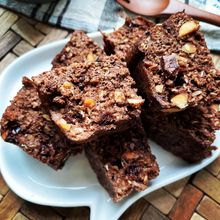 《タンパク質20ｇ以上》レンジで簡単♪チョコナッツ蒸しパン