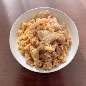 そうちゃんまま。の作ってみた!投稿(［豚バラとふんわり卵のオイスタ炒め］油使わずヘルシー♪)