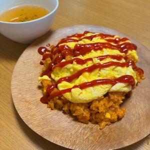 し☆の作ってみた!投稿(【ふわとろオムライス】定番の味♡)
