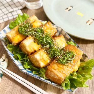 のりのり🐾🎀🤍の作ってみた!投稿(もはや主役級♡カリとろ厚揚げ)
