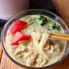 10分で完成!【冷やし豆乳カレーそうめん】電子レンジで簡単♩