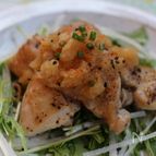 鶏もも肉の大根おろし和え