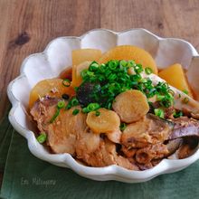 味噌風味のぶり大根（アラ使用）