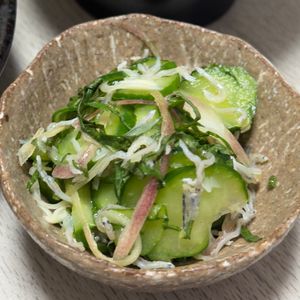 みーこの作ってみた!投稿(さっぱり☆きゅうりとお薬味の酢の物)