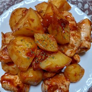 パーフェクトセルの作ってみた!投稿(【これは旨い♡鶏肉とじゃがいもチャップ】子どもも大好き♪)